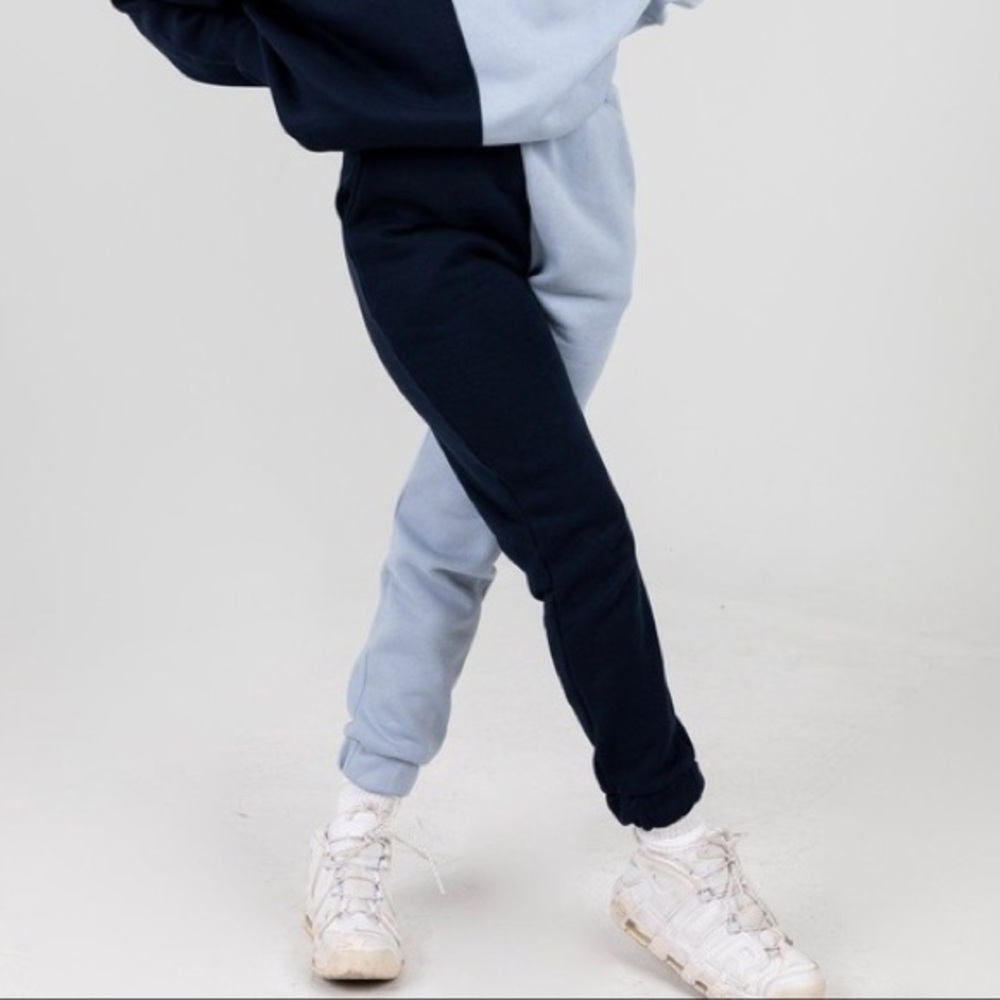 Blue Mayfair Group Say Less Mean More Sweatpants
